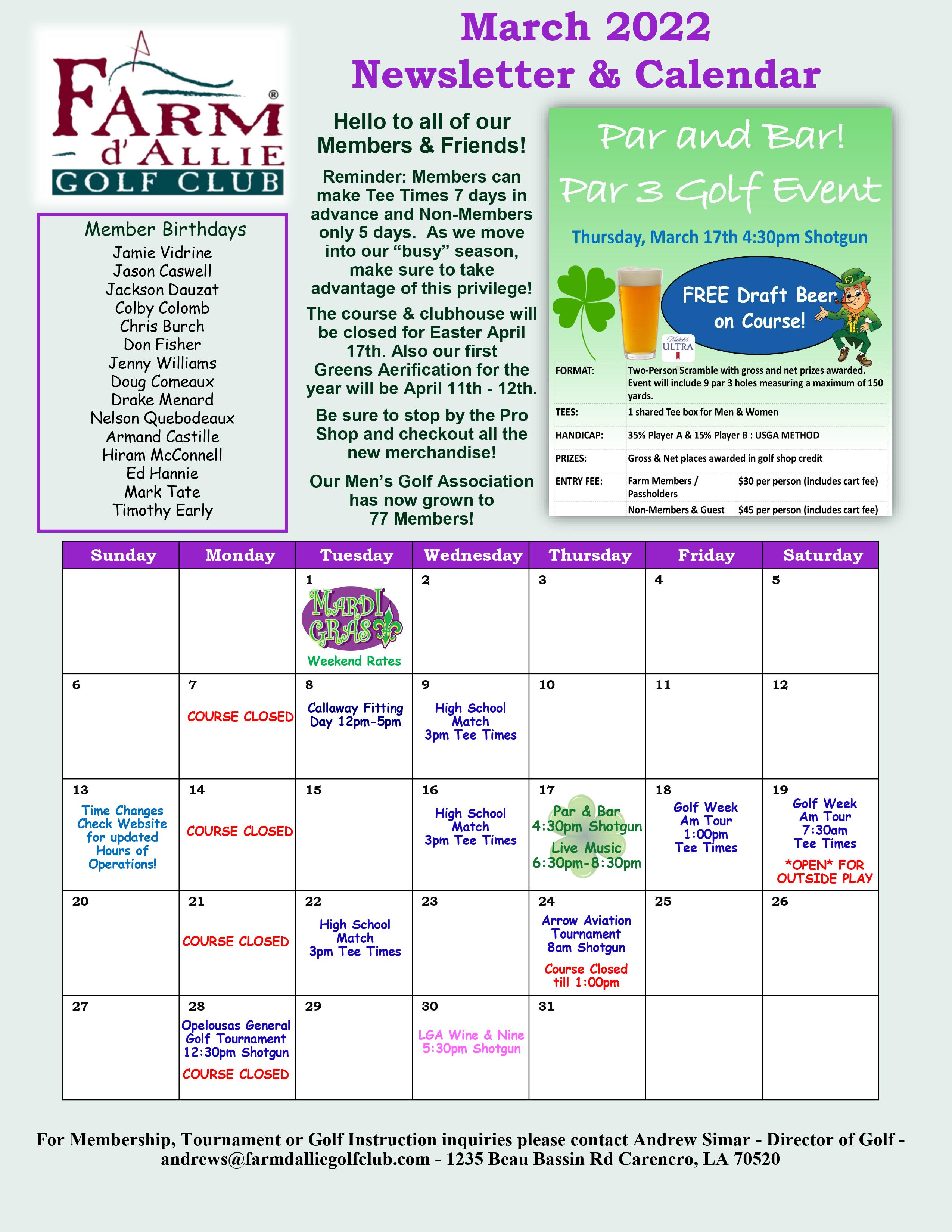 January 2022 Newsletter