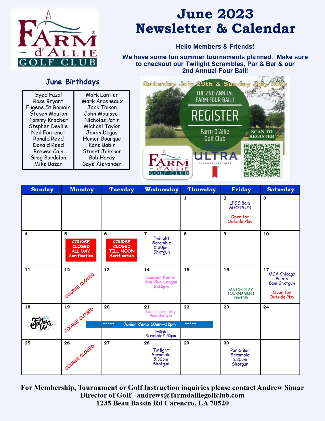 June 2023 Newsletter